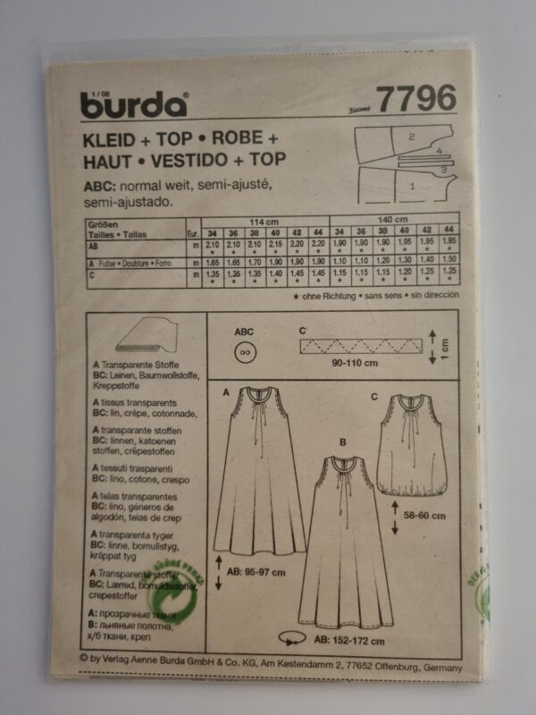 Burda 7796 - Bilde 2