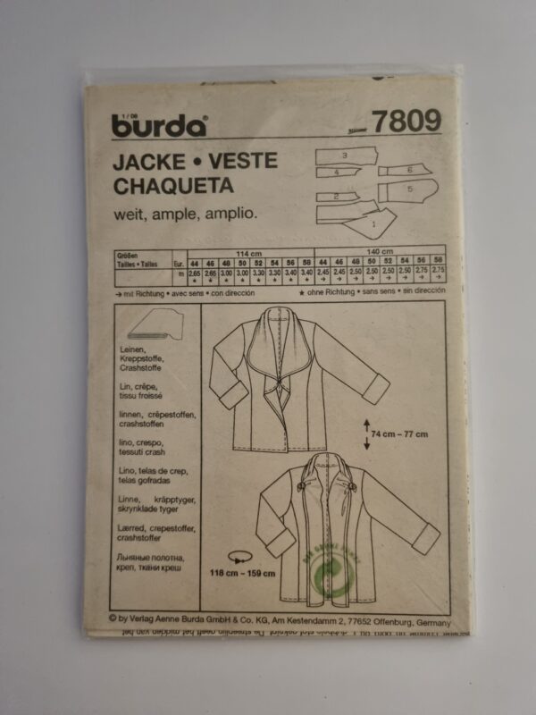 Burda 7809 - Bilde 2