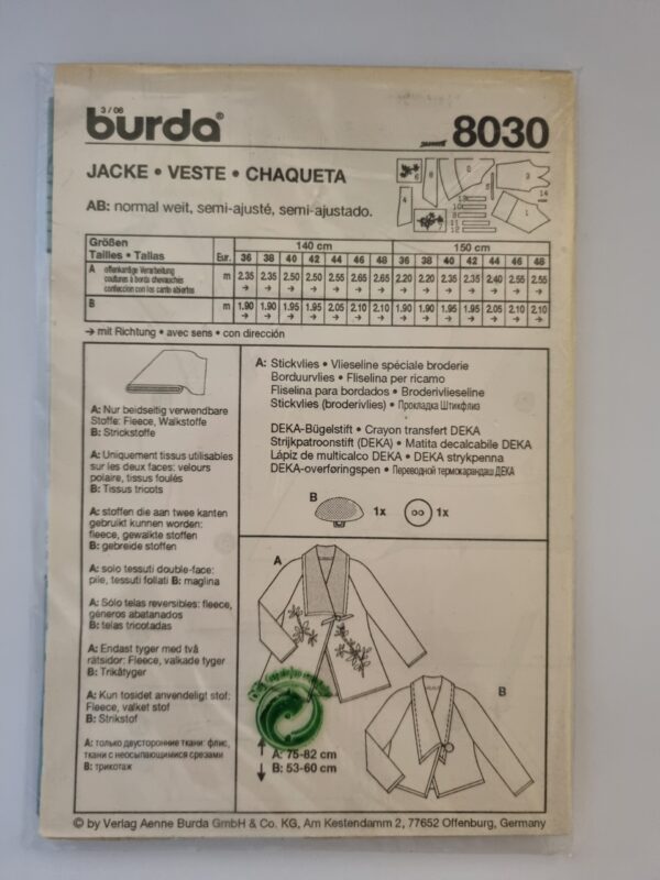 Burda 8030 - Bilde 2