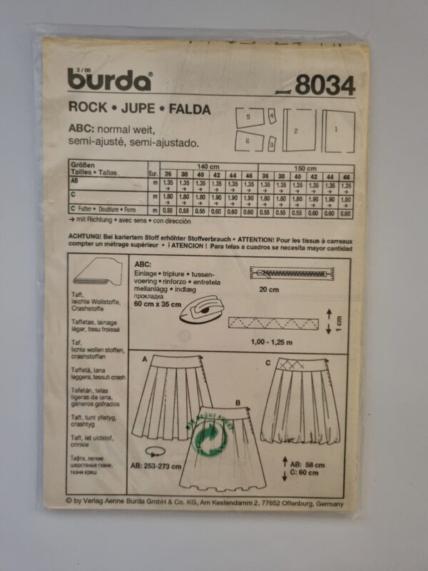 Burda 8034 - Bilde 2