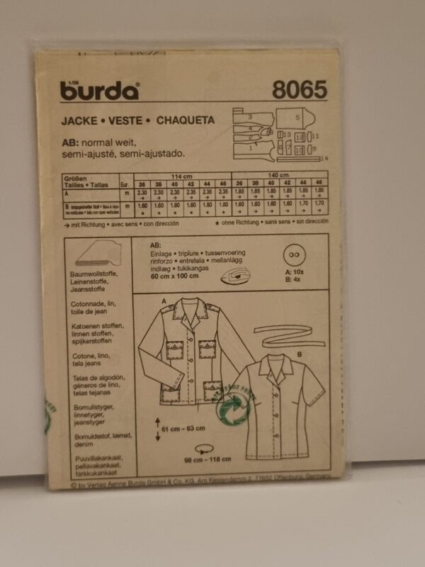 Burda 8065 - Bilde 2