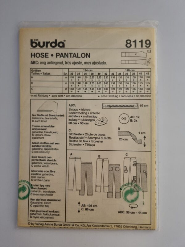 Burda 8119 - Bilde 2