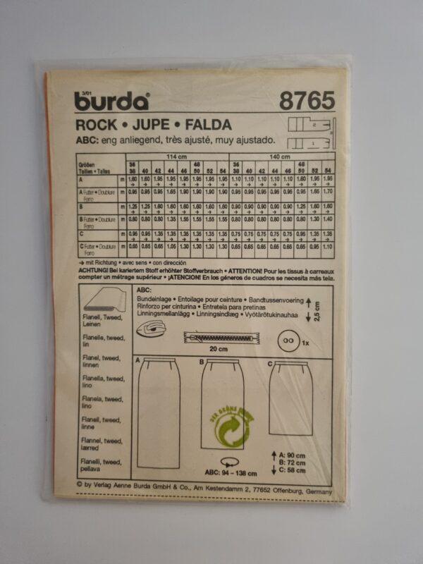 Burda 8765 - Bilde 2