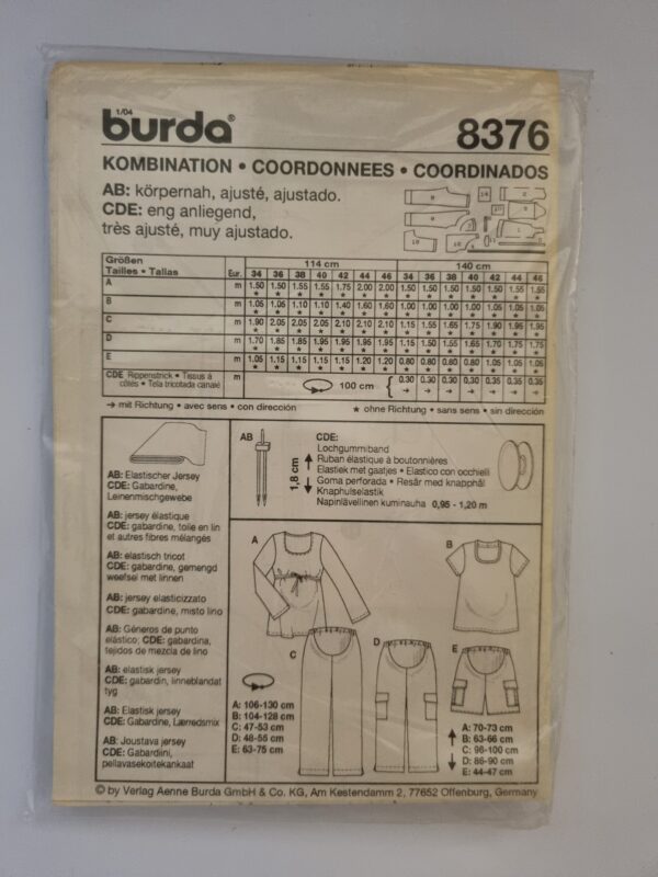 Burda 8376 - Bilde 2