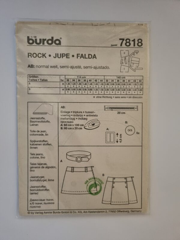 Burda young fashion 7818 - Bilde 2