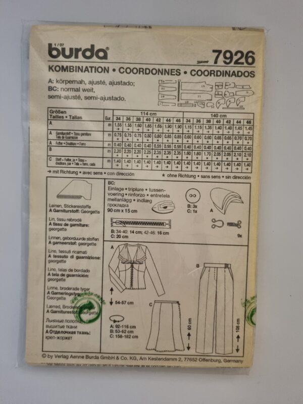 Burda 7926 - Bilde 2