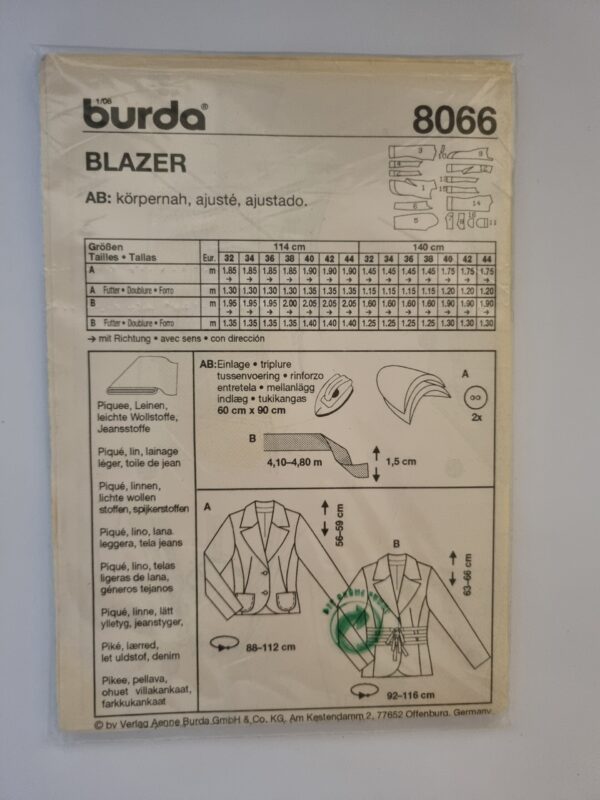 Burda 8066 - Bilde 2