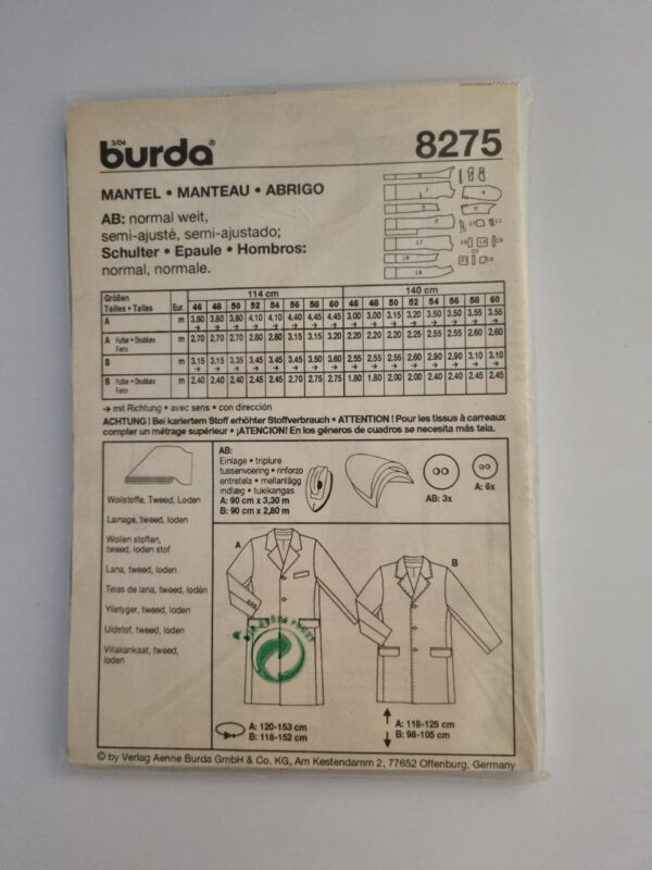 Burda 8275 - Bilde 2