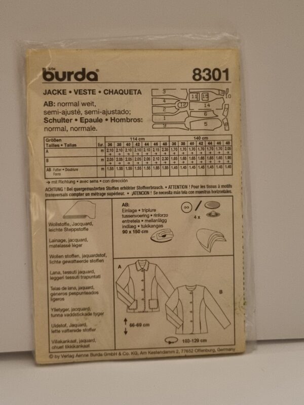 Burda 8301 - Bilde 2