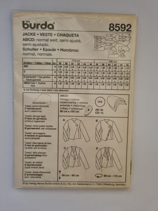 Burda 8592 - Bilde 2