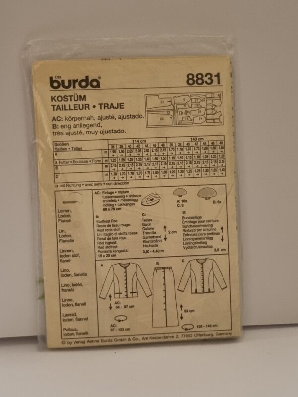 Burda 8831 - Bilde 2